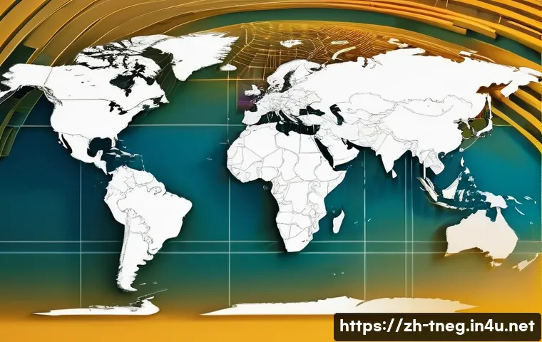 무역협상 관련 업계 동향 분석 - **Prompt:** A visually dynamic, infographic-style representation of the evolving global trade landsc...