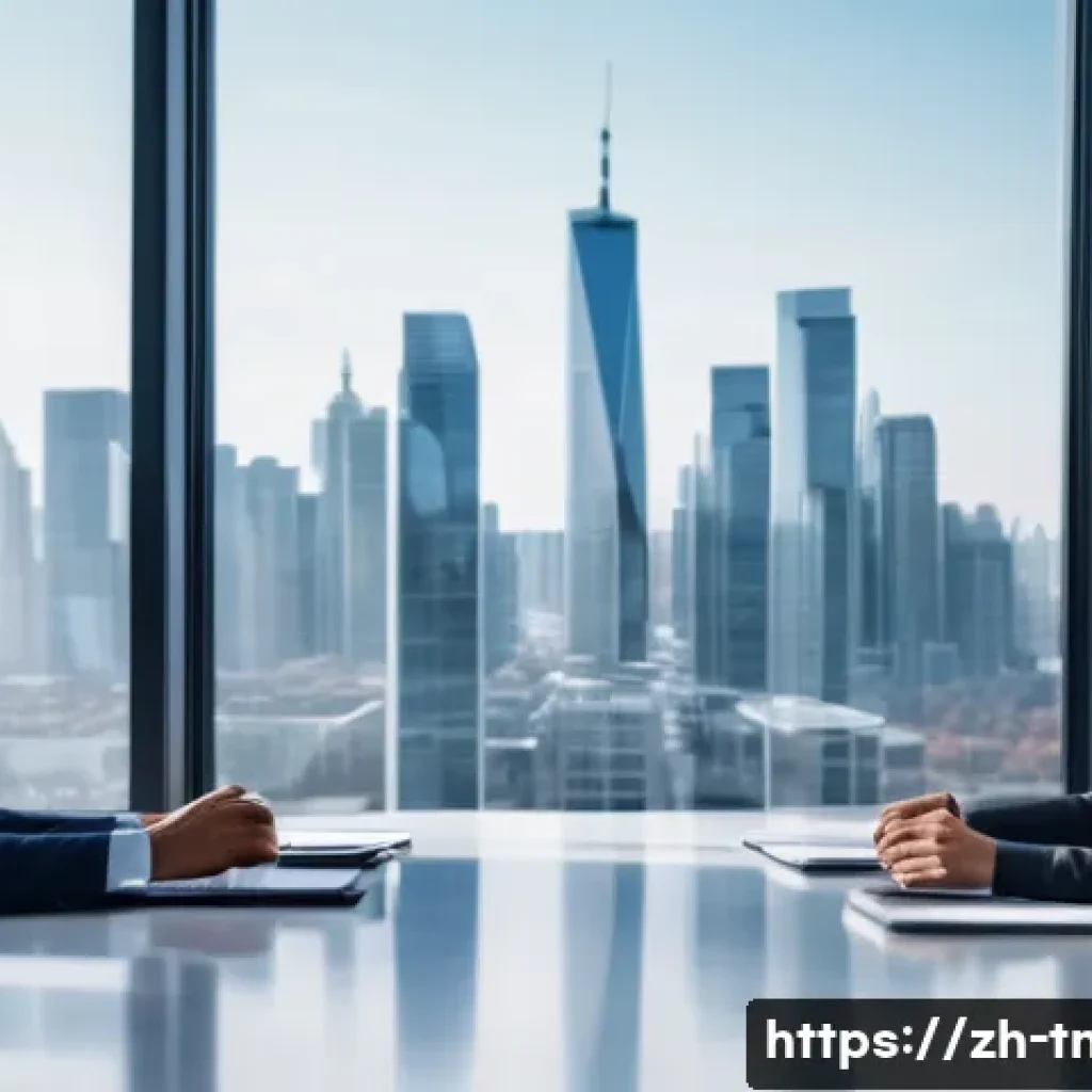 무역협상 전문가 자격증 취득 방법 - A modern business negotiation scene in a sleek conference room, featuring diverse professionals in f...