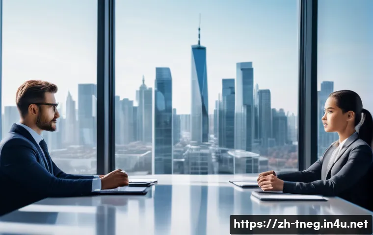 무역협상 전문가 자격증 취득 방법 - A modern business negotiation scene in a sleek conference room, featuring diverse professionals in f...