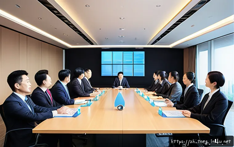 무역협상 실무와 사례 기반 학습의 중요성 - A professional international business negotiation scene featuring diverse businesspeople from China,...